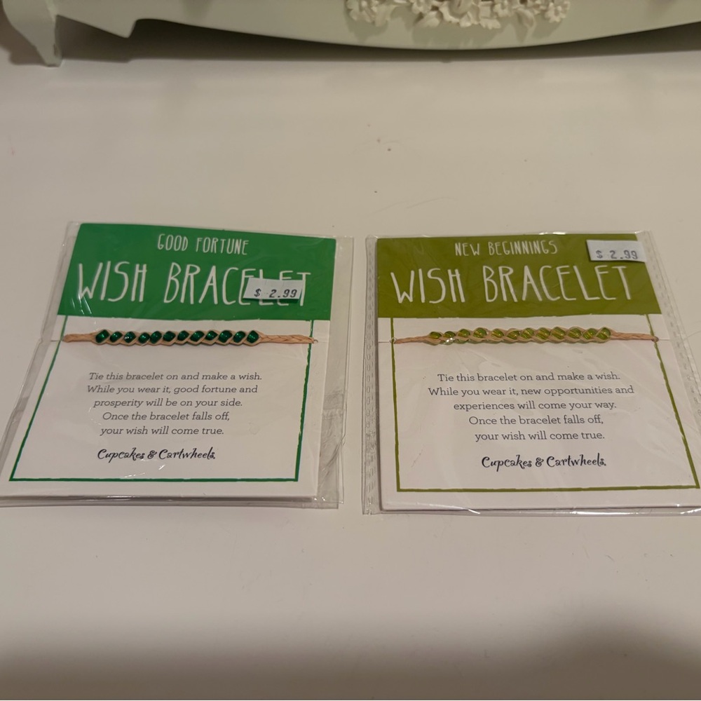 NWT Cupcakes & Cartwheels Bracelets 2-Pack